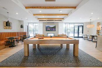 Amenities - clubroom pool table