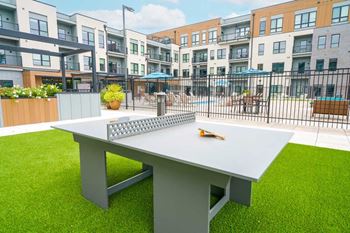 Amenities - courtyard ping pong table