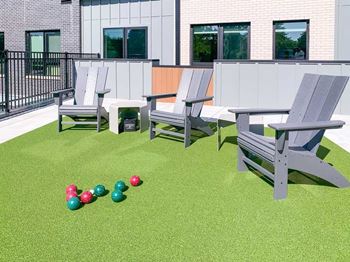 Courtyard - bocce ball