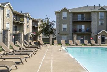 Exteriors-poolside seating