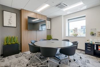 Conference room with resident business center