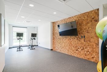 Yoga studio with included on-demand fitness