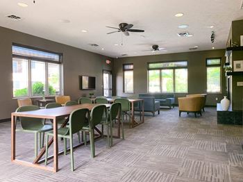 Clubhouse seating areas