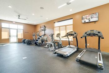 Exteriors-cardio equipment in west clubhouse