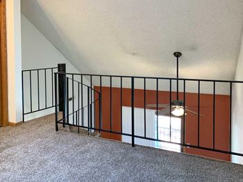 Three-bed montello loft (#29) - loft area & living room