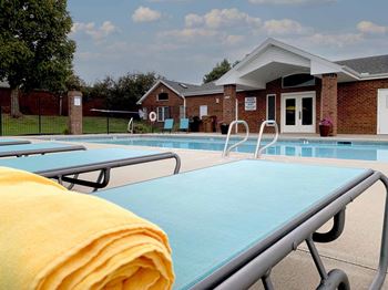 Community swimming pool at the clubhouse