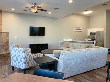 Pinebrook - amenities - updated clubhouse tv lounge 2025
