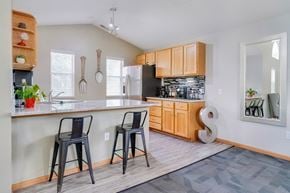 Lincoln apartment for rent - Full sized shared kitchen in the clubhouse at Skyline View