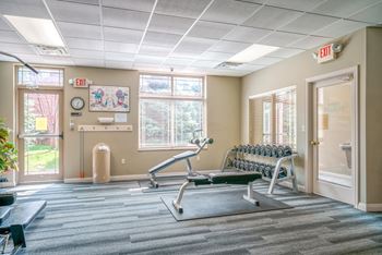 Exteriors-hang your gear and get to work in the spacious exercise room
