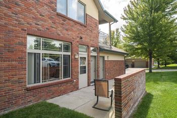 Exteriors-private patios and balconies with each home