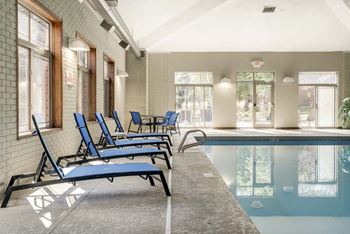 Indoor swimming pool open year-round