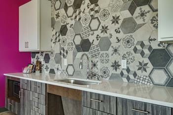 Exteriors rooftop community room is well-equipped for any social event