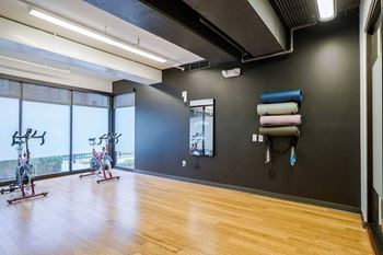 Amenities - yoga and spin studio