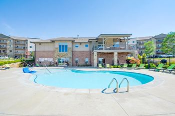 Luxury, resort-style heated swimming pool