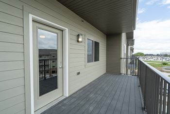 Interiors - spacious balcony and patio