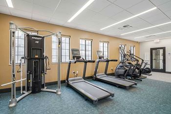 The knock - fitness center interior - cardio equipment