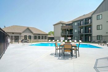 The knock - pool - poolside seating