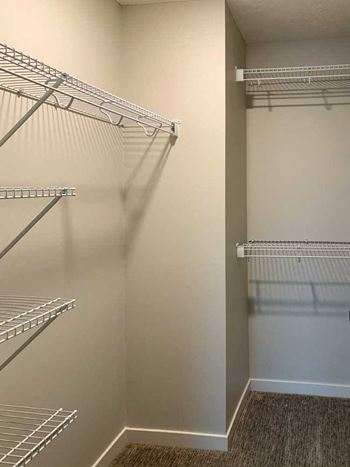 Walk in closet of dove 333