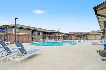 Resort-style swimming pool