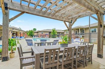 Outdoor grills and social spaces