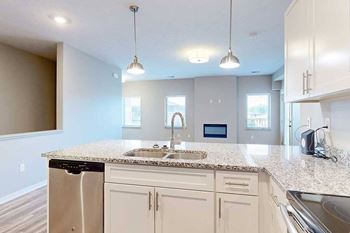 2-Bed luna (#118) - kitchen and living room
