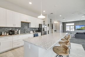 Omaha townhouse for rent - Kitchen in the clubhouse at The Villas at Falling Waters in west Omaha NE