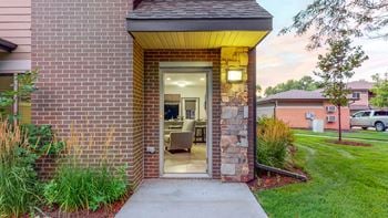Exterior-all homes feature private entrances at the villas at wilderness ridge