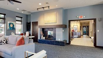 Upscale clubhouse full of amenities for residents to use