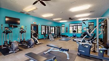 Expansive 24-hour fitness center