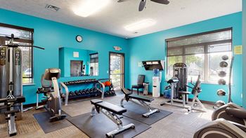 Expansive 24-hour fitness center