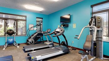 Expansive 24-hour fitness center