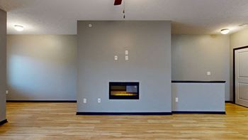 Modern fireplace