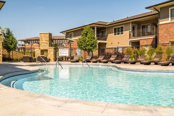 Relaxing heated swimming pool