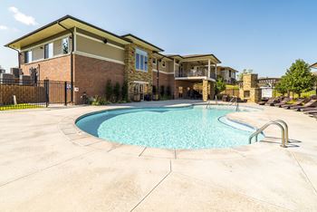 Relaxing heated swimming pool