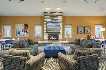 Exteriors-tv lounge in clubhouse