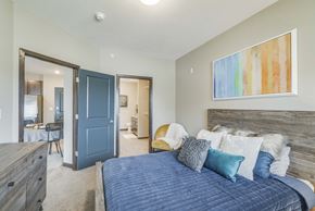 Lincoln apartment for rent - Master bedroom at WH Flats new luxury apartments in south Lincoln NE 68516
