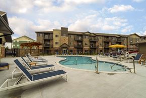 Lincoln apartment for rent - Luxury pool and hot tub view of WH Flats new luxury apartments in south Lincoln NE 68516