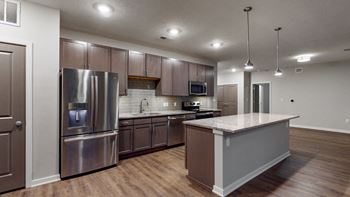 Spacious kitchens