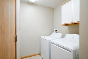 Washer and dryer included