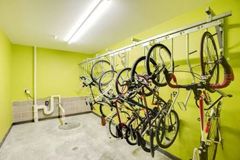 Bike storage area