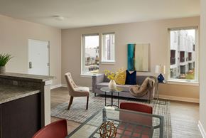 Baltimore townhouse for rent - Apartment living room area