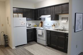 Salisbury apartment for rent - staged kitchen newly renovated