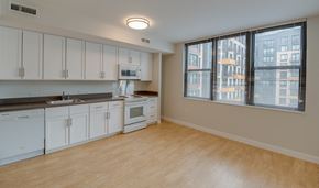 Washington apartment for rent - studio interior with kitchen