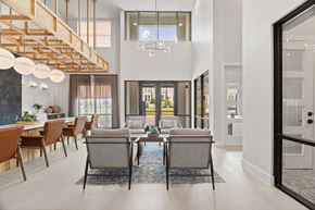 Houston apartment for rent - Apartment community amenity space highlighting stylish gathering areas, modern design elements, and comfortable resident accommodations.