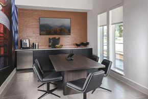 San Antonio apartment for rent - A conference room with a long table and chairs.