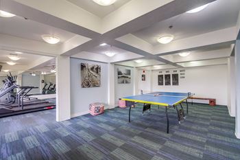 Clubhouse with three floors of entertainment spaces