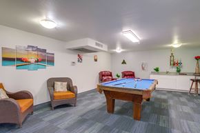 Santa Ana apartment for rent - the preserve at ballantyne commons activity room with pool table
