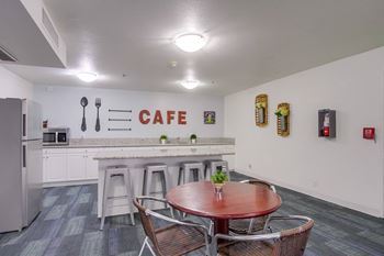 Clubhouse with three floors of entertainment spaces