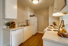 Vista apartment for rent - Las Ventanas Apartments Empty Apartment Kitchen