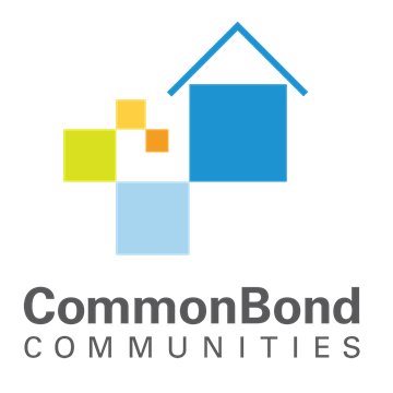 Minneapolis apartment for rent - the logo for common road communications with a house and a cross